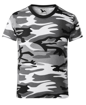T-SHIRT DZIECIĘCY KOSZULKA MORO 3-4Y 104-110 GREY