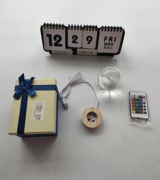 НАСТОЛЬНАЯ СВЕТОДИОДНАЯ ЛАМПА СТЕКЛЯННЫЙ ШАР GALAXY SPACE + ПУЛЬТ ДУ