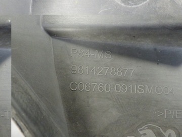 MASKA MŘÍŽKA NÁRAZNÍKU 9814278877 PEUGEOT 3008 II