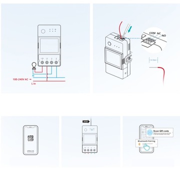 Контроллер Wi-Fi температуры и влажности SONOFF 16А