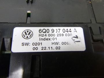 PANEL KLIMATIZACE VENTILACE VW POLO 9N