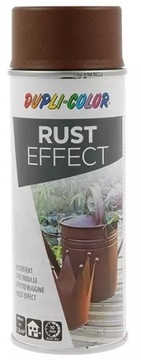 Efekt Rdzy Spray LAKIER Z EFEKTEM Struktury mat rdzawy Dupli Color 383588
