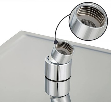 ТОНКАЯ ДУШЕВАЯ ВЕРХНЯЯ 15см КВАДРАТНАЯ ХРОМНАЯ ТОНКАЯ ТОНКАЯ