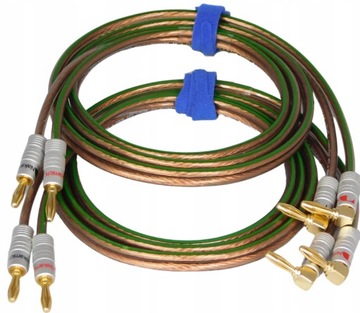 2x SOMMER ORBIT GŁOŚNIKOWY OFC 4 mm2 BANANOWE 5m