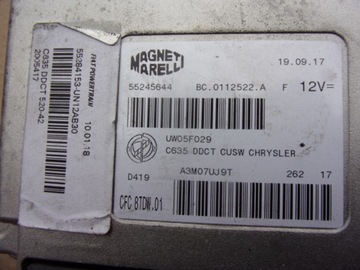 ALFA ROMEO GIULIETTA FIAT JEEP JEDNOTKA 55245644