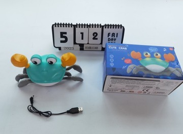 ИНТЕРАКТИВНАЯ ИГРУШКА-КРАБ, СВЕТОДИОДНАЯ МУЗЫКА