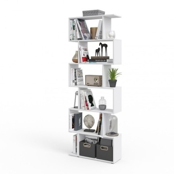 Bookcase Vicco Oskar 70 cm x 192,2 cm x 23,8 cm Wh