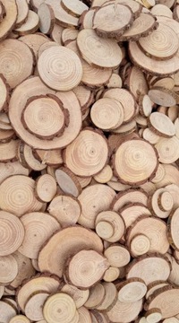 Деревянные диски, 200 шт, 2-7 см, ломтики, ломтики