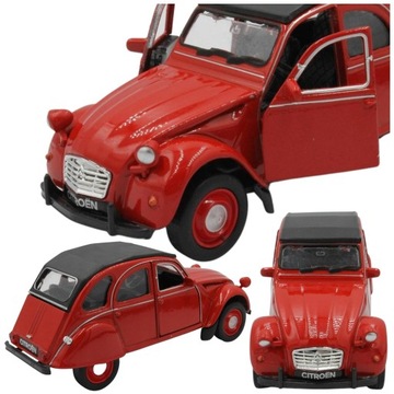 RESORAK AUTO MODEL METALOWY WELLY CITROEN 2CV 1:34 DLA CHŁOPCÓW NA PREZENT
