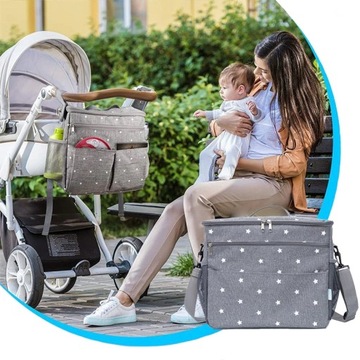 СУМКА ДЛЯ КОЛЯСКИ, РЮКЗАК ДЛЯ МАМА, ПАПА, ТЕРМООРГАНИЗАТОР