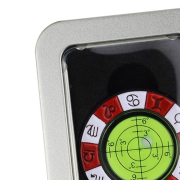 Маркер для мяча для гольфа, мужчины, женщины, пузырьковый уровень, высокая точность, красный, белый