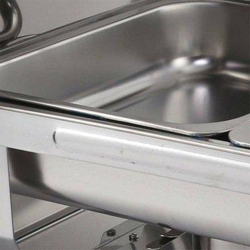 НАГРЕВАТЕЛЬ GN 1/2 ДЛЯ ГАСТРОНОМИЧЕСКИХ БЛЮД 9Л РОЛЛ-ТОП INOX