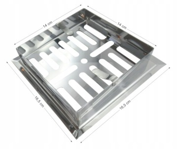 ВЕНТИЛЯЦИОННАЯ РЕШЕТКА 14 Х 14 РАМКА ИЗ ОКРАШЕННОГО ГРАФИТА