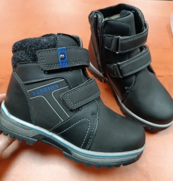 370-3A TRAPERY 27 KOZAKI CHŁOPIĘCE ZIMA TANIE BUTY