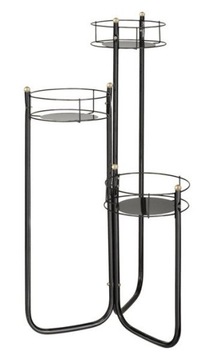 KWIETNIK METALOWY STOJAK NA 3 KWIATY METAL 91CM 2B