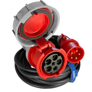 Адаптер питания 32A 5P IP44 на 63A 5P IP67 1M