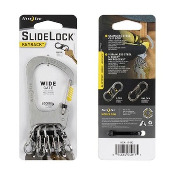Nite Ize SlideLock KeyRack Stalowy KCK-11-R3