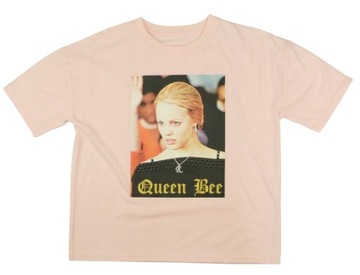 Koszulka damska młodzieżowa T-shirt Regina George cyrkonie QUEEN BEE