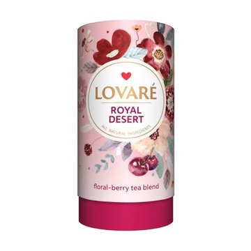 LOVARE MIESZANKA HERBAT ROYAL DESSER 80G TUBA
