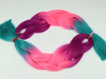 Синтетические пряди ВОЛОСЫ цветные косы дреды