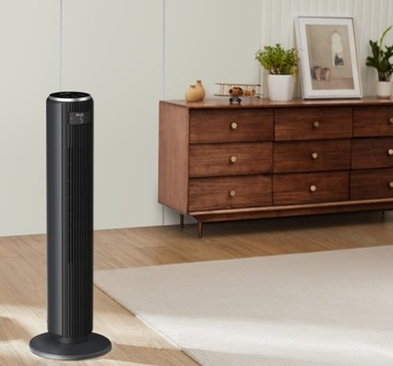 Колонной вентилятор Levoit TempSense 36 Pro, тихий напольный вентилятор, 7 м/с