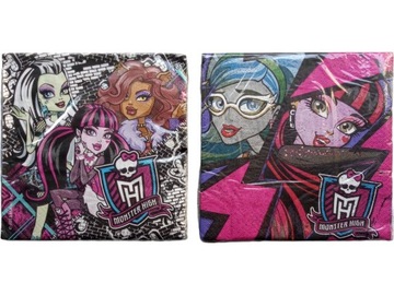 Большой набор на день рождения Monster High, тарелки, чашки, свистульки, салфетки