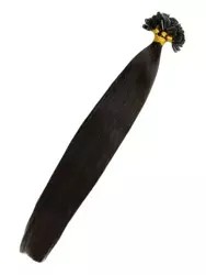 Włosy naturalne doczepiane na keratynę 40cm 0,6g 20 sztuk - kolor #1B