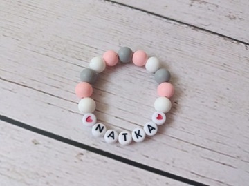 BRANSOLETKA SILIKONOWA NA DZIEŃ KOBIET DZIECKA