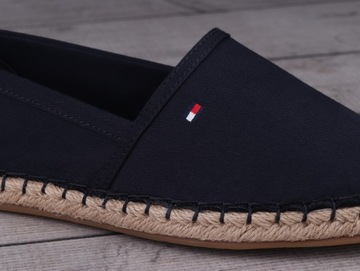 Espadryle damskie Tommy Hilfiger BASIC TOMMY FLAT FW0FW06497 DW6 SPACE BLUE