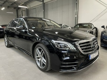 Mercedes Klasa S W222 Limuzyna Facelifting 4.0 560 469KM 2018 Mercedes S 560 4Matic. Polska. Bezwypadkowy. FV23%