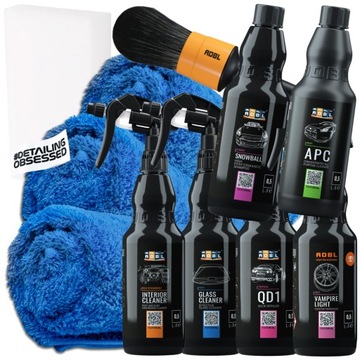 ADBL ZESTAW Kosmetyków do auta CAR DETAILING