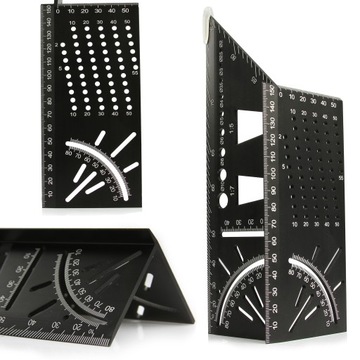 KĄTOWNIK STOLARSKI PRZESTRZENNY 3D ALUMINIOWY