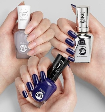 Темно-синий лак для ногтей Miracle Gel 605 Desert Reign Sally Hansen 14,7 мл