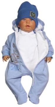 KOMBINEZON PRZEJŚCIOWY WELUROWY WIOSNA JESIEŃ 68