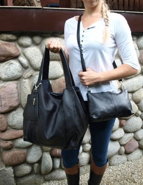 Кожаная сумка-мессенджер 2в1 Кожаная сумка-мессенджер