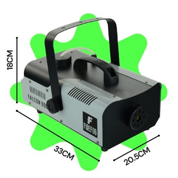 Дымогенератор Falcon 900 900Вт, два пульта Firefog, жидкость 1л