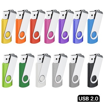 ФЛЕНКОВЫЙ накопитель USB 16 ГБ 2.0 TWISTER – 25 ЦВЕТОВ