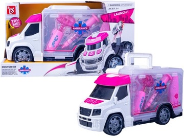 AMBULANS AUTO DOKTORA WYRZUTNIA ZESTAW LEKARSKI