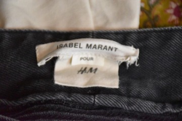 Isabel Marant H&M spodnie unisex W33L32 biker