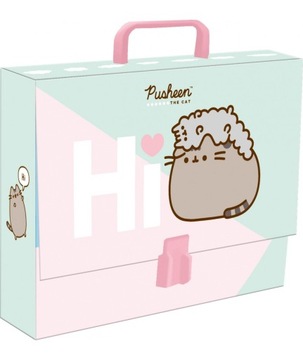 TECZKA z rączką A4 XL gruba BAMBINO St. Majewski Pusheen dla dziewczynki