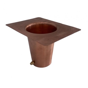 Адаптер для водосточного желоба ch-дождевой цепи Аксессуар для установки Прочная конструкция из меди