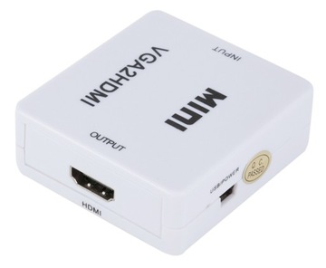 ПЕРЕХОДНИК-ПЕРЕХОДНИК ПЕРЕХОДНИК С VGA D-SUB НА HDMI + АУДИО ЗВУК USB HD36