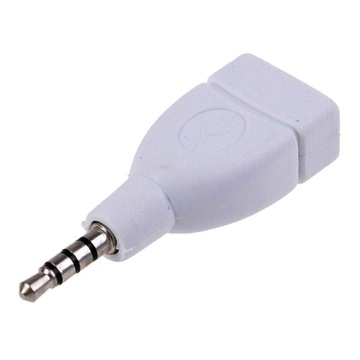 1 sztuka AUX 3.5mm wtyczka Jack na konwerter USB