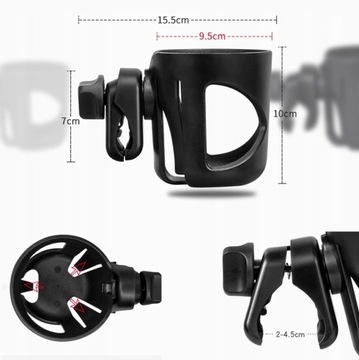 Держатель для бутылок, Корзина 2в1, Бутылка, Чашка на тележке, черный, сплошной, прочный, Вода