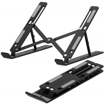 СКЛАДНАЯ ОХЛАЖДАЮЩАЯ ПОДСТАВКА ДЛЯ НОУТБУКА РЕГУЛИРУЕМАЯ МЕТАЛЛИЧЕСКАЯ СКЛАДНАЯ ПОДСТАВКА