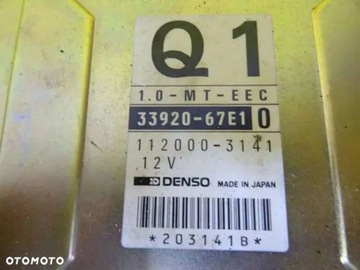JEDNOTKA MOTORU SUZUKI SWIFT 33920-67E1 NR855