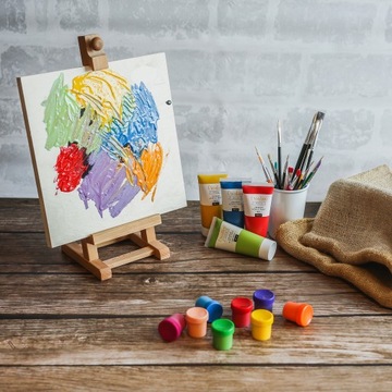 Набор красок для плакатов для детей, 12 цветов, 20 мл.