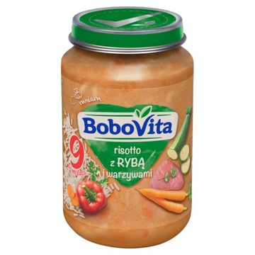 BOBOVITA Risotto z rybą i warzywami, 190g