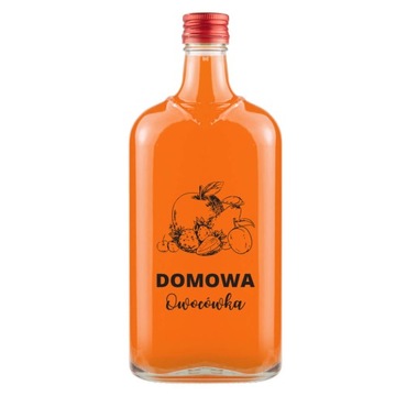 Butelka KLASYK 500ml z nadrukiem DOMOWA OWOCÓWKA