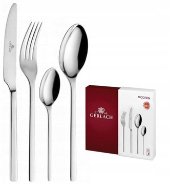 Два набора. Gerlach Cutlery Modern + Widelczyki Modern 6 персон.